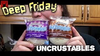 Deep Fried Smuckers Uncrustables  Deep Friday [upl. by Preiser30]