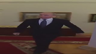 Wide Putin Walking but every time he turns he gets wider [upl. by Nosredneh]