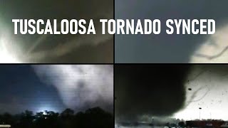 2011 Tuscaloosa Tornado Synced [upl. by Eelloh]