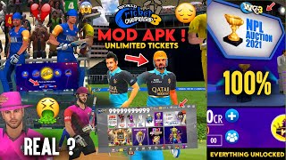 WCC3 MOD APK  Working  Everything Unlocked Unlimited Coins  Reality Explained [upl. by Haman]