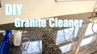 Easy and Inexpensive DIY Granite Cleaner [upl. by Odele]