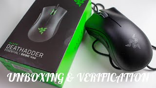 Razer DeathAdder Essential Unboxing  How To Verify Original or Fake [upl. by Namruht]