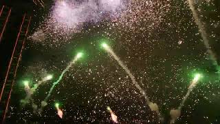 WWE SMACKDOWN opening PYRO at Mohegan Sun Casino [upl. by Sivi]