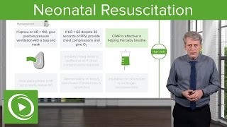 Neonatal Resuscitation Overview amp Apgar Score – Pediatrics  Lecturio [upl. by Nuzzi720]