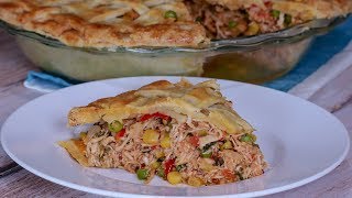 Pastel de pollo desmechado al horno [upl. by Redneval]