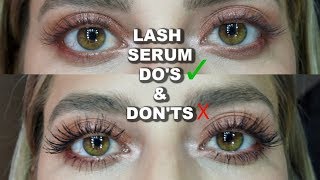 THE TRUTH ABOUT LASH SERUM AND GROWING LONG LASHES [upl. by Odysseus665]