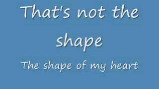 Shape of my Heart Lyrics Sting [upl. by Engdahl]