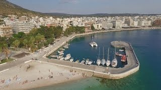 Loutraki Coastline Corinth Greece [upl. by Brass]