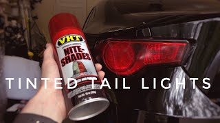 How to Tint FRS Tail Lights Red [upl. by Anifesoj]