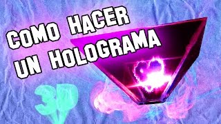 ✔Cómo Hacer Un Holograma con Un CD  How to make a hologram with a CD [upl. by Nosreme]