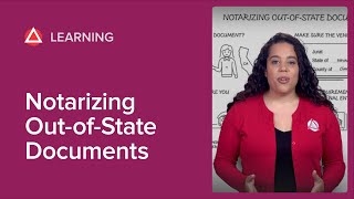 How to Notarize Out of State Documents [upl. by Ardnekan]