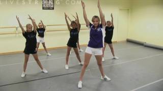 How to Do Cheerleading Dance Combinations [upl. by Siekram679]