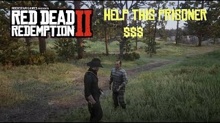 Red Dead Redemption 2  Help Prisoner And Get Homestead Robbery Tip [upl. by Yssirhc]