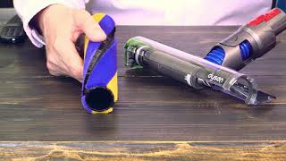 Cleaning the Dyson V15 DETECT LASER SLIM FLUFFY Brush Bar [upl. by Laspisa]