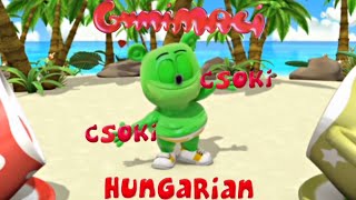 Csoki Csoki  Gummy Bear Choco Choco Hungarian Version [upl. by Llerrad432]