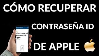 ¿Cómo Recuperar la Contraseña ID de Apple [upl. by Werdna684]