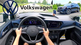 2022 Volkswagen Taos  POV Quick Review amp Test Drive 3D Binaural Audio [upl. by Ytisahc]