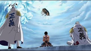 One Piece Luffys Epic Marineford Entrance English Dub [upl. by Carena401]