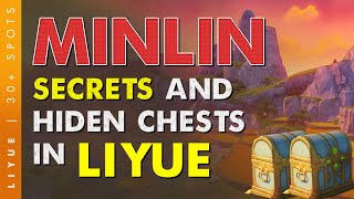 UNLOCK Minlin 100 All Secrets and Hidden Chests Hunt Liyue EP2  Genshin Impact [upl. by Dole]