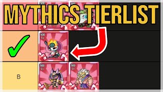 OUTDATED ALL MYTHICS TIERLIST  Ranking Every Mythical Tier Monster in Summoners Greed [upl. by Niawat871]