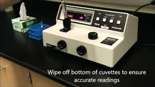 How To Use A Spectrophotometer [upl. by Nylemaj]