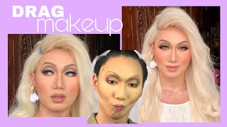 Extreme Drag Transformation  Plastique Tiara Boy to Girl Makeup Transformation [upl. by Adiell151]