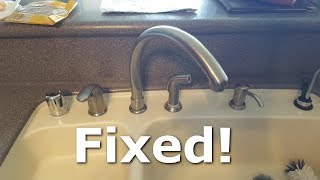 How to Fix a Leaky Kitchen Faucet Spout [upl. by Kantor]