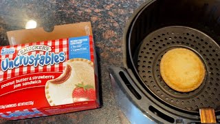 Air Fryer Uncrustables  How To Cook Frozen Smuckers Uncrustables In The Air Fryer [upl. by Omari]