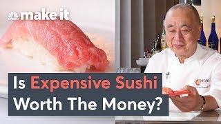 Is Nobus Most Expensive Sushi Worth It [upl. by Dnumde]