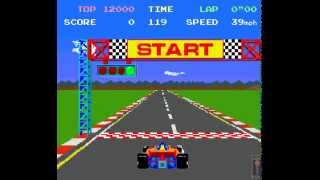 Arcade Game Pole Position 1982 NamcoAtari [upl. by Steinway]