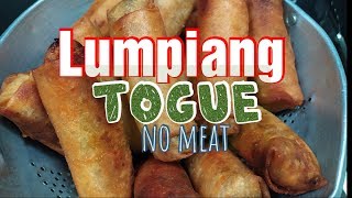 Lumpiang Togue Recipe Lutong Pinoy [upl. by Carlee]