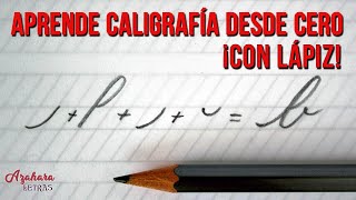 ➡️ APRENDER CALIGRAFÍA DESDE CERO  Pauta PDF [upl. by Ialda39]