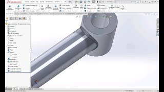 SOLDADURA a piezas CILINDRICAS Solidworks 2018 [upl. by Thisbee]