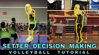 HOW TO MAKE GOOD SETTING DECISIONS  Volleyball Tutorial [upl. by Etteneg511]