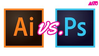 Photoshop vs Illustrator for Design  Whats the Difference [upl. by Alletsyrc]