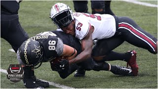 South Carolina Gamecocks vs Vanderbilt Commodores  2020 College Football Highlights [upl. by Aisad]