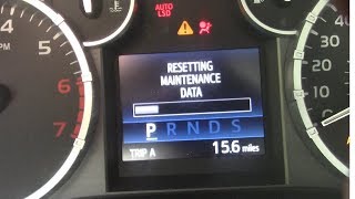 How To Reset Maintenance Light On 20142017 Tundra [upl. by Ferd566]