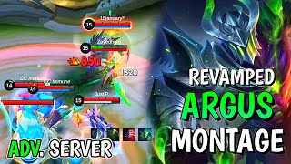 Revamped Argus Montage  Mobile Legends  Adv server Argus [upl. by Mages]