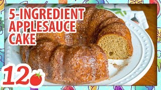 How to Make 5Ingredient Apple Sauce Cake [upl. by Elleirua]