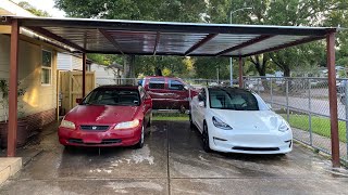 My Carport Build  Part 1 [upl. by Ingelbert]