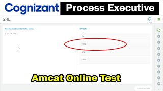 Cognizant Process Associate Interview Questions And Answers  Amcat Test [upl. by Aleekahs707]