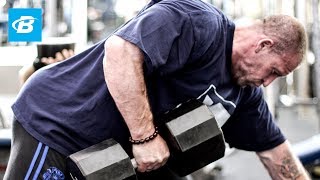 5 BackBusting Exercises  Dorian Yates Blood amp Guts [upl. by Elkcim]