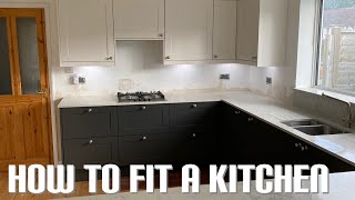 How to fit a kitchen [upl. by Phelia]