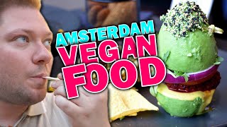 Check out the Best Vegan Restaurants in Amsterdam  Vegan Food Tour [upl. by Ekle407]