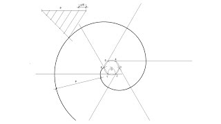 How to draw a involute of a hexagon [upl. by Septima111]