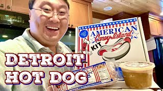 Detroit Coney Island Chili Hot Dog Kit Review [upl. by Ilocin]