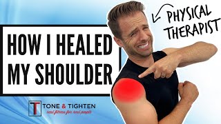 Physical Therapist FIXES His Shoulder Pain  So Can You [upl. by Milford]