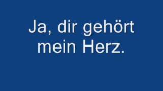 Dir gehört mein Herz German Lyrics [upl. by Alarick]