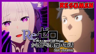 🔶REZERO Temporada 2 COMPLETA  RESUMEN en 25 Minutos [upl. by Aeneg]