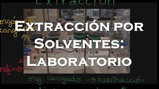 Extracción por Solventes  Laboratorio [upl. by Ethben]